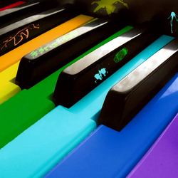 Jigsaw puzzle: Colorful music