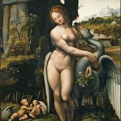 Jigsaw puzzle: Leda and the swan