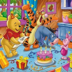 Jigsaw puzzle: Piglet's birthday