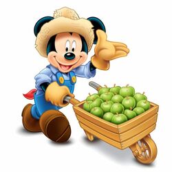 Jigsaw puzzle: Farmer Mickey