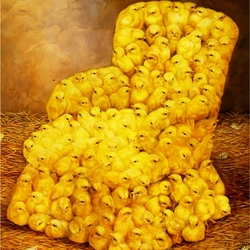 Jigsaw puzzle: Yellow armchair