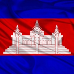 Jigsaw puzzle: Flag of the Kingdom of Cambodia
