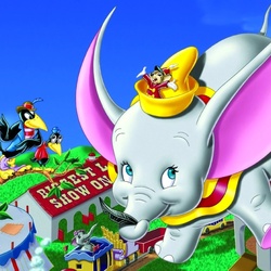 Jigsaw puzzle: Dumbo's flight
