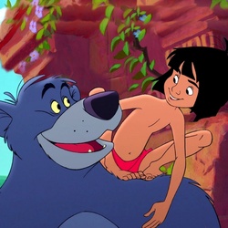 Jigsaw puzzle: Mowgli and Baloo
