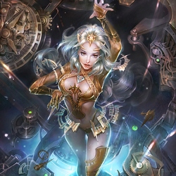 Jigsaw puzzle: Time Goddes \ Goddess of time