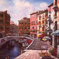 Jigsaw puzzle: Bridge in Venice