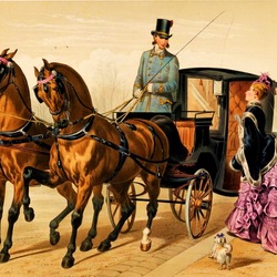 Jigsaw puzzle: The carriage is served
