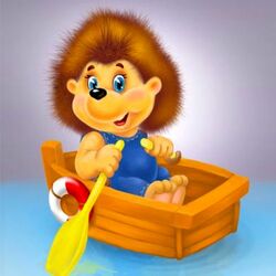 Jigsaw puzzle: Hedgehog in the boat