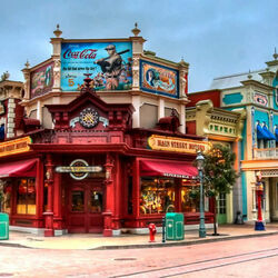 Jigsaw puzzle: Main street at Disneyland