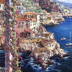 Jigsaw puzzle: Amalfi coast, Italy