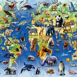Jigsaw puzzle: 100 endangered species