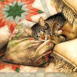 Jigsaw puzzle: The pillow is mine!