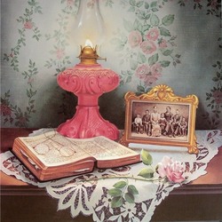 Jigsaw puzzle: Pink lamp