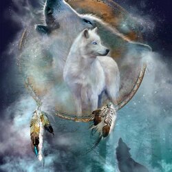 Jigsaw puzzle: Spirit of the white wolf