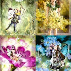 Jigsaw puzzle: Fairies of flowers