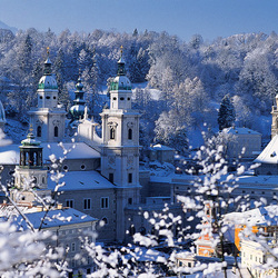 Jigsaw puzzle: Winter in Salzburg