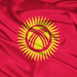 Jigsaw puzzle: Flag of Kyrgyzstan