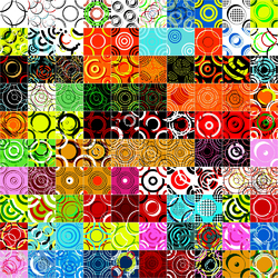 Jigsaw puzzle: Multicolored circles
