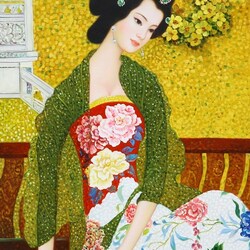 Jigsaw puzzle: Girl from korea