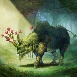 Jigsaw puzzle: Forest beast