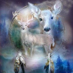 Jigsaw puzzle: Spirit of the White Deer