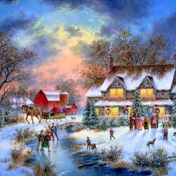 Jigsaw puzzle: Before Christmas