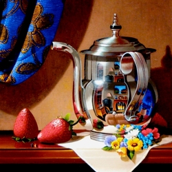 Jigsaw puzzle: Still life with a teapot