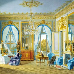 Jigsaw puzzle: Queen Victoria's chambers. Buckingham Palace