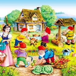 Jigsaw puzzle: Snow White and the Seven Dwarfs