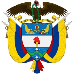 Jigsaw puzzle: Coat of arms of Colombia