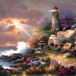 Jigsaw puzzle: Lighthouse