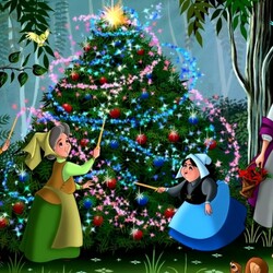 Jigsaw puzzle: Shine Christmas tree!