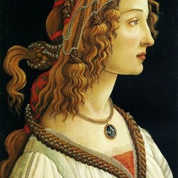Jigsaw puzzle: Portrait of Simonetta Vespucci as a nymph