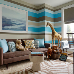 Jigsaw puzzle: Striped living room
