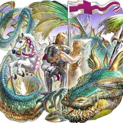 Jigsaw puzzle: Defeated Dragon
