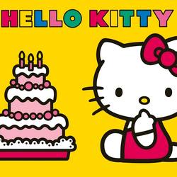 Jigsaw puzzle: Kitty and cake