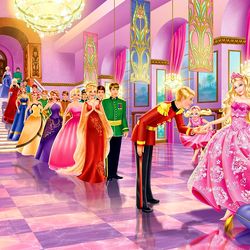 Jigsaw puzzle: Barbie's first ball