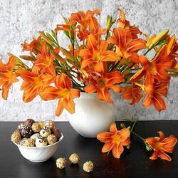 Jigsaw puzzle: Tiger lilies