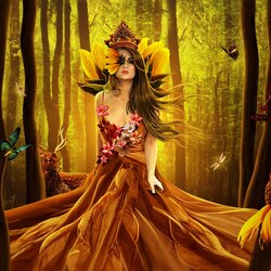 Jigsaw puzzle: Goddess of spring