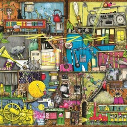 Jigsaw puzzle: Household collage