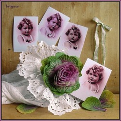 Jigsaw puzzle: Girl with cabbage