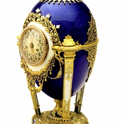 Jigsaw puzzle: Easter Egg with Clock by Carl Faberge