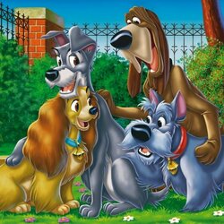 Jigsaw puzzle: Lady and the Tramp