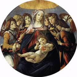 Jigsaw puzzle: Madonna of the pomegranate