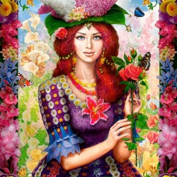 Jigsaw puzzle: Queen of flowers