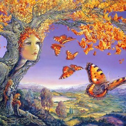 Jigsaw puzzle: Butterfly tree