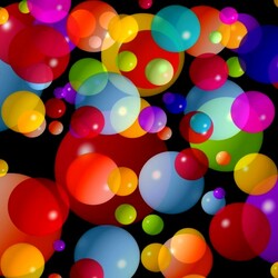 Jigsaw puzzle: Colorful bubbles