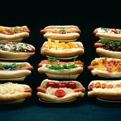Jigsaw puzzle: Hot dogs