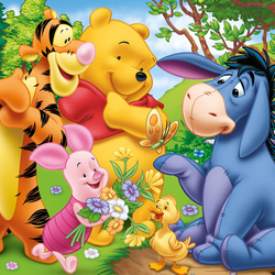 Jigsaw puzzle: Winnie the Pooh and everything, everything, everything