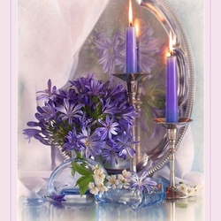 Jigsaw puzzle: Still life with candles